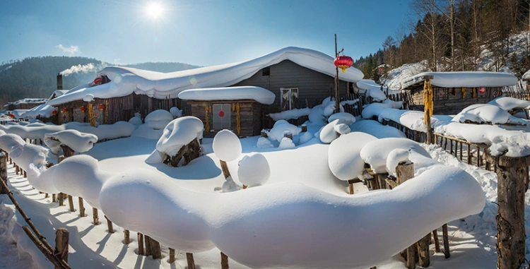 China Snow Town