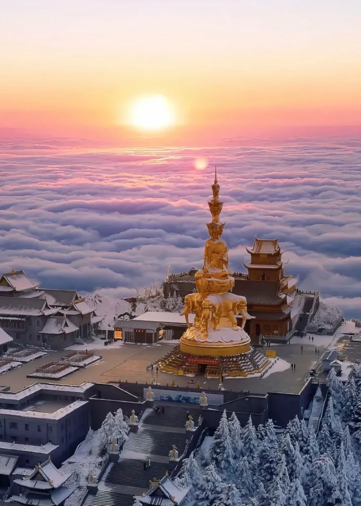 emei mountain morning