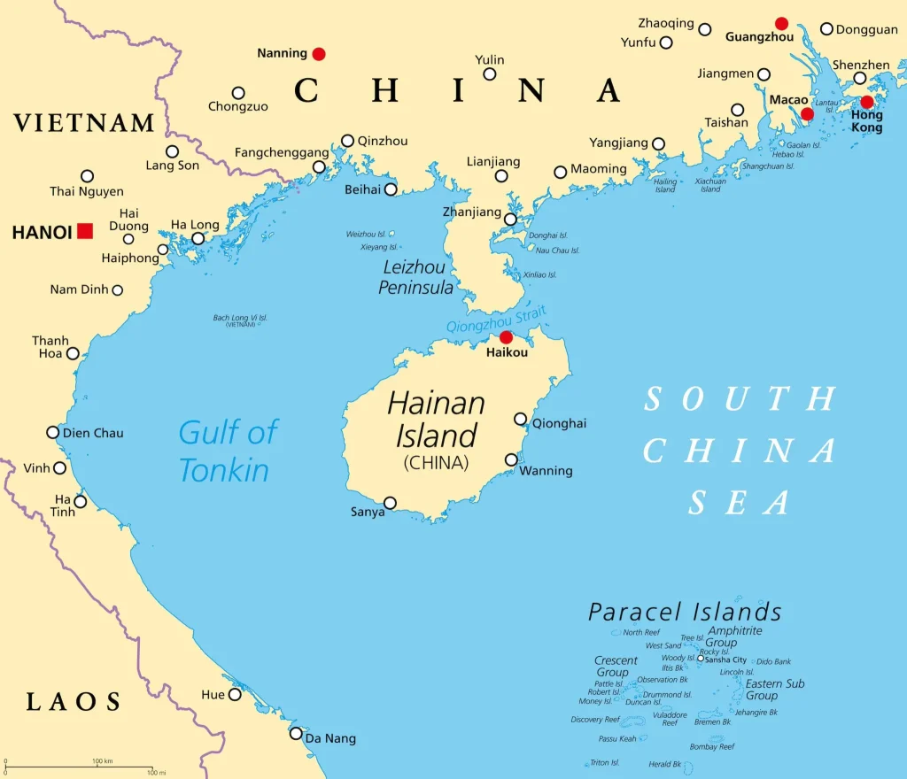 Hainan Island Travel Guide Map