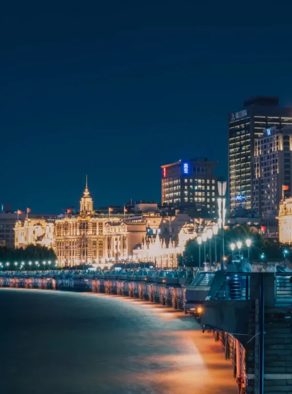 The night view of the Bund