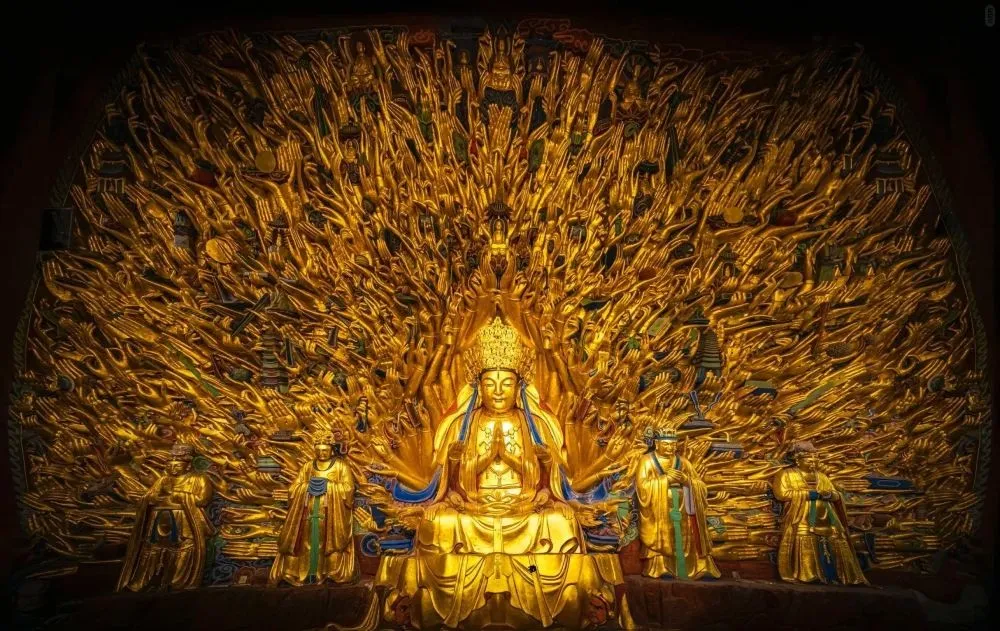 “Thousand-hand Guanyin at Dazu Rock Carvings
