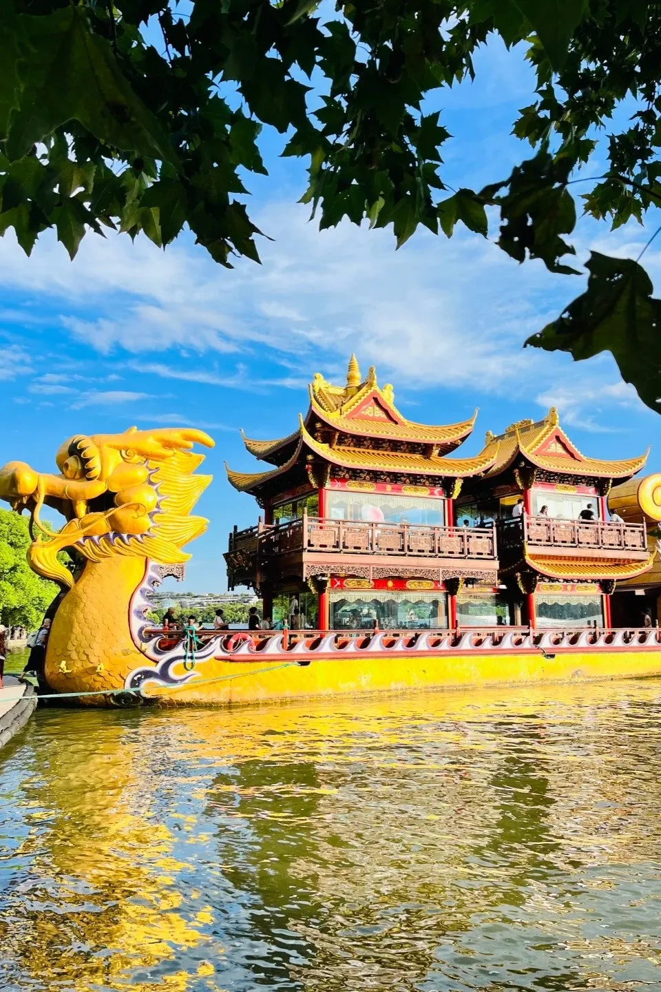 Three Pools Mirroring the Moon