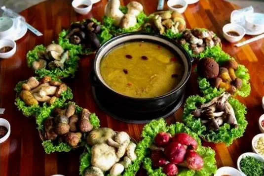 Wild Mushroom Hotpot